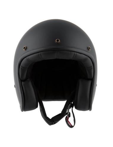 By City Two Strokes Full Black Jet Helmet | Sale Price