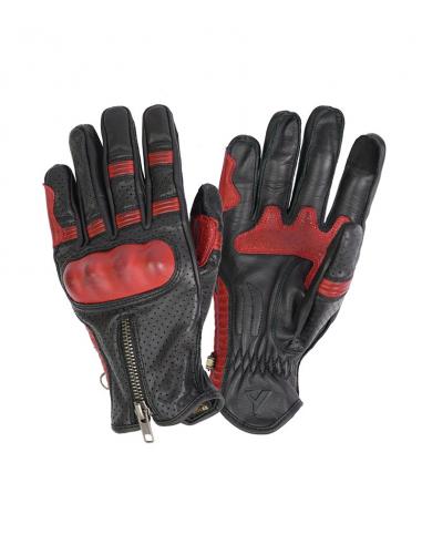 GLOVES BY CITY AMSTERDAM BLACK AND RED
