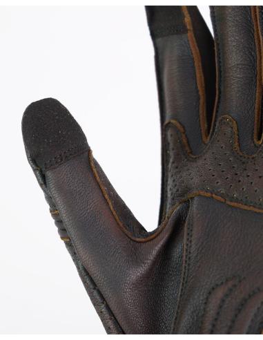 Comprar Guantes Amsterdam De Verano De Piel Perforada Marrón Oscuro De By City a precio de oferta