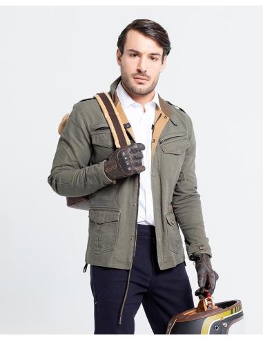 Comprar Guantes Amsterdam De Verano De Piel Perforada Marrón Oscuro De By City a precio de oferta