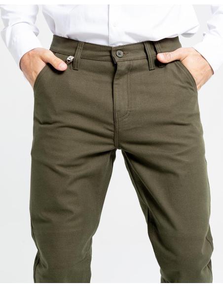Acquista Pantaloni By City Docks Ii Man Verde a prezzo scontato