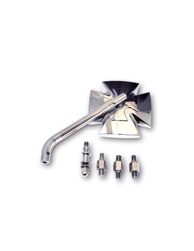 MIRROR SET CHROMED IRON CROSS E-MARK