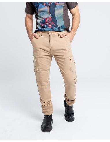 Acquista Pantaloni Bycity Mixed Iii Man Beige a prezzo scontato