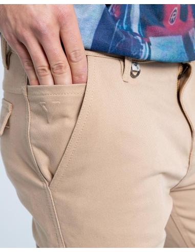 Comprar Pantalon Bycity Mixed Iii Man Beige a precio de oferta