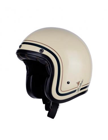 CAPACETE JET BY CITY TWO STROKES BEIGE