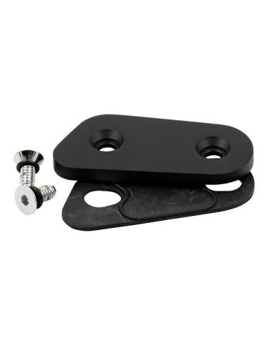 BLACK INSPECTION COVER FITS SPORTSTER XL 04-UP