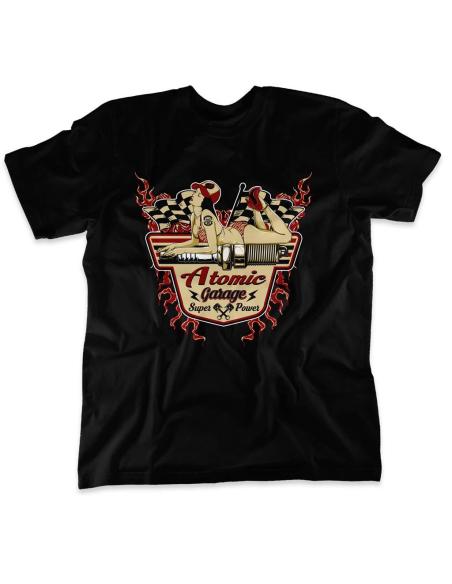 copy of CAMISETA BLANCA ATOMIC GARAGE DE MOTORCLOTHING