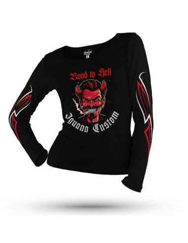 copy of CAMISETA ROAD TO HELL MASCULINA NEGRA