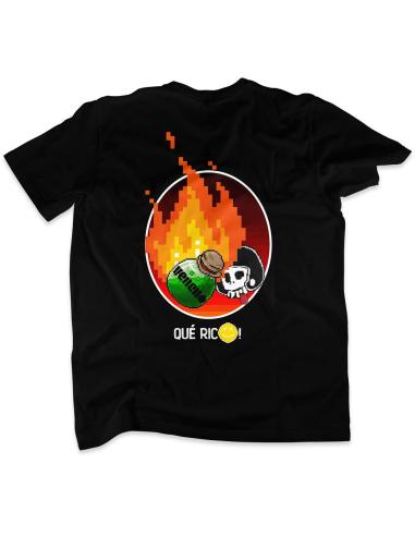 copy of CAMISETA CUCHILLO CON CASCO BLANCA DE VENENO