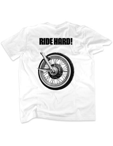 Comprar Camiseta Ride Hard Blanca De Veneno a precio de oferta