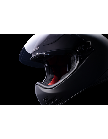 Acquista Casco Icon Domain Rubatone Nero Opaco a prezzo scontato