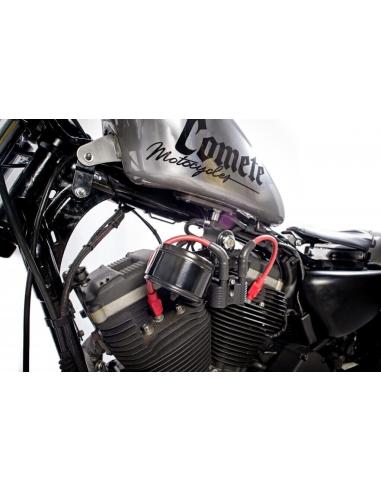 Ignition Coil Relocation Bracket For Harley Davidson Sportster 2007-2022 – Black Powder Coated – Left Side