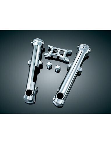 Cache-Fourche Chromé Pour Sportster 04-Up | Prix Promo