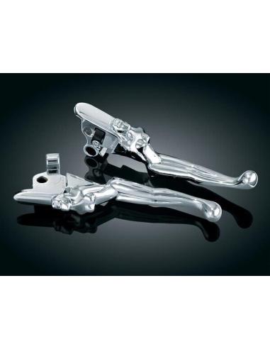 SILHOUETTE LEVERS FITS HD MODELS WITH CABLE CLUTCH