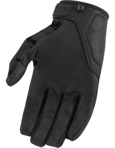 ICON HOOLIGAN CE VENTILATED BLACK & GRAY CAMO GLOVES