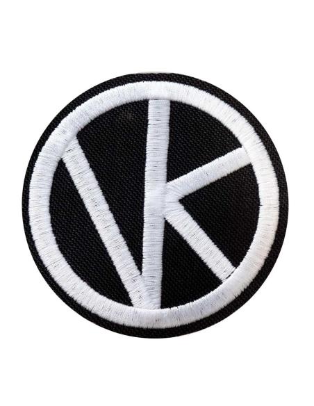 PATCHS EN TOILE NOIRE AVEC LE SYMBOLE DE VALLEKAS : STYLE ET AUTHENTICITÉ