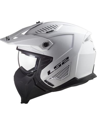HELMET LS2 DRIFTER OF606 SOLID WHITE