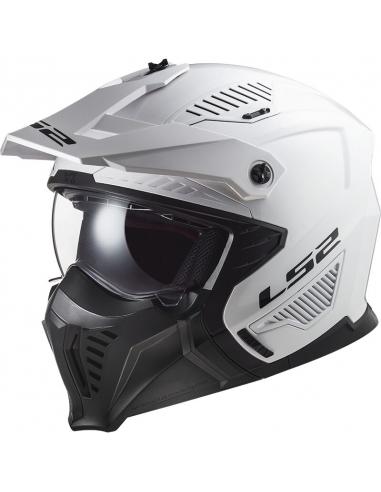 CASQUE LS2 DRIFTER OF606 SOLID WHITE