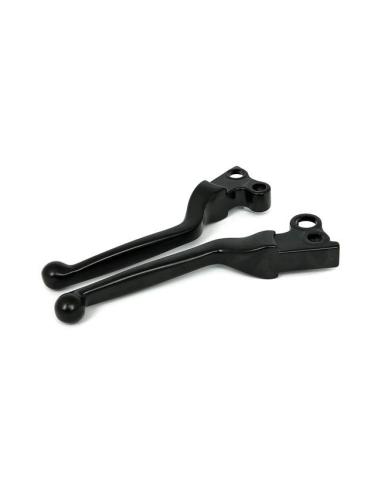 HANDLEBAR LEVER KIT, CUSTOM NARROW - BLACK 82-95 STYLE