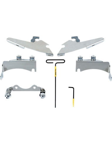 COMPLETE TRIGGER-LOCK WINDSHIELD MOUNTING KIT FOR MEMPHIS SHADES - COMPATIBLE WITH KAWASAKI VN900 CLASSIC
