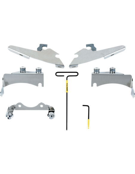 COMPLETE TRIGGER-LOCK WINDSHIELD MOUNTING KIT FOR MEMPHIS SHADES - COMPATIBLE WITH KAWASAKI VN900 CLASSIC
