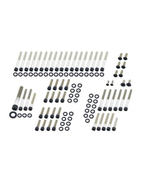 KIT VIS MOTEUR NOIR MAT SPORTSTER 04-20