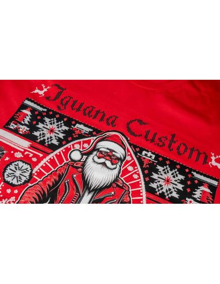 Acquista Maglietta Natalizia Pepe Noel Iguana Custom Uomo a prezzo scontato