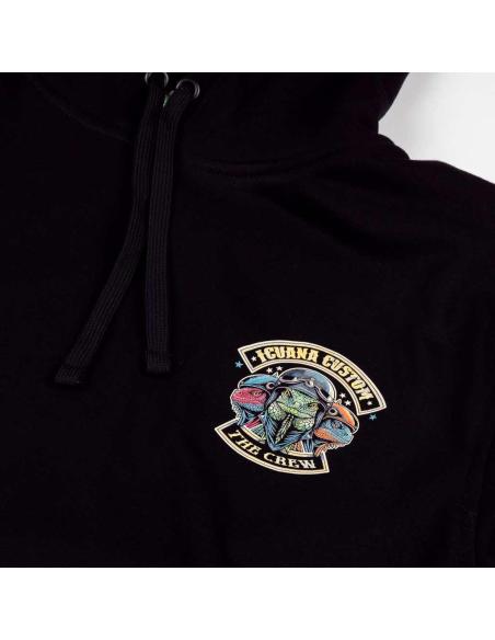 Acquista Felpa con Cappuccio Iguana Custom The Crew a Prezzo Scontato