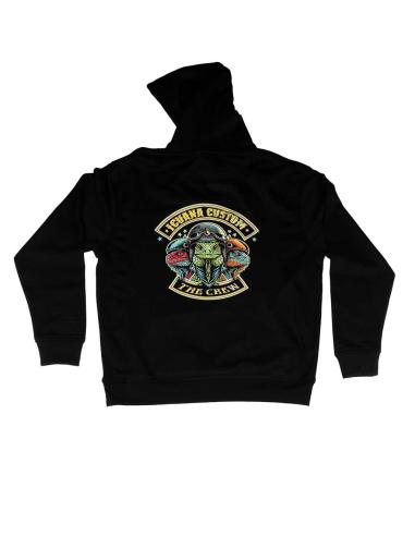 Acquista Felpa con Cappuccio Iguana Custom The Crew a Prezzo Scontato