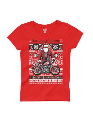 PEPE NOEL IGUANA T-SHIRT DE NOËL FEMME PERSONNALISÉ