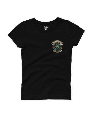 IGUANA CUSTOM THE CREW FEMALE BLACK T-SHIRT