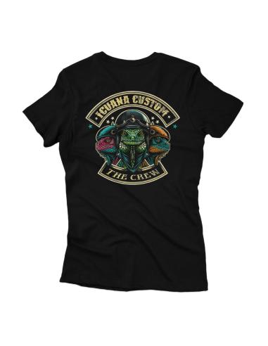 IGUANA CUSTOM THE CREW FEMALE BLACK T-SHIRT