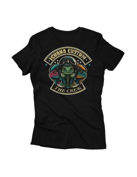 IGUANA CUSTOM THE CREW FEMALE BLACK T-SHIRT