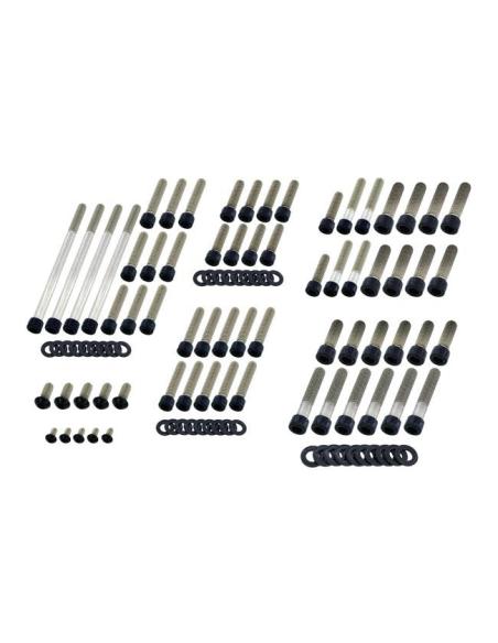 Comprar Kit Tornillos Negro Brillo Para Motor Hd V-Rod 02-17 a precio de oferta