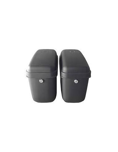 Acquista Borse Rigide Vramack 'Mini Deluxe' Nero Opaco Con Difetti Di Verniciatura - Perfette Per Personalizzare a prezzo sconta