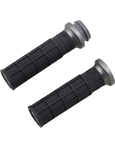 Comprar Puños Harley Hart-Luck V-Twin Lock-On™ Grey - Máxima Seguridad Y Comodidad a precio de oferta