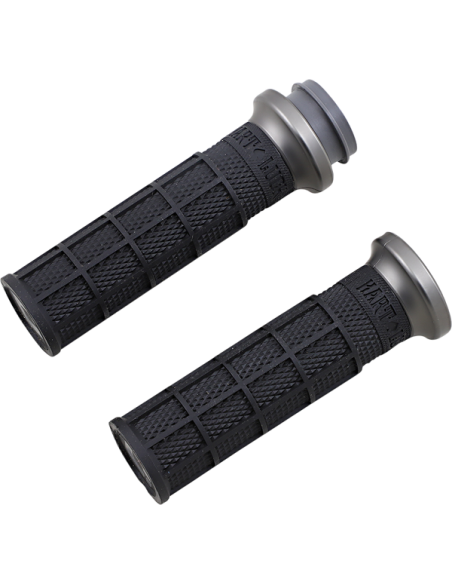 Comprar Puños Harley Hart-Luck V-Twin Lock-On™ Grey - Máxima Seguridad Y Comodidad a precio de oferta