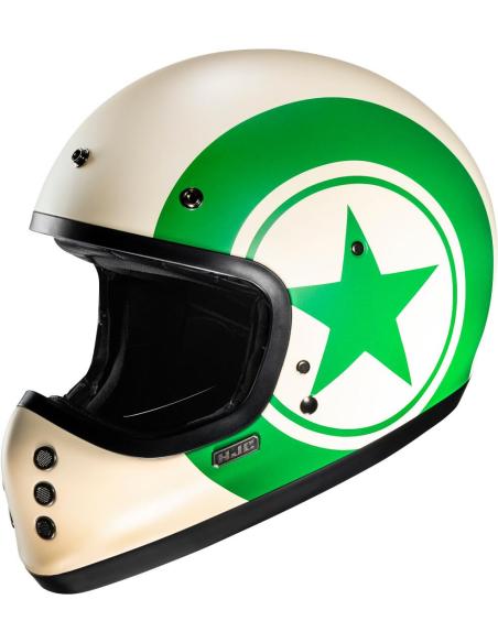 CAPACETE HJC V60 NYX MC4SF : ELEGÂNCIA RETRO COM INOVAÇÃO MODERNA