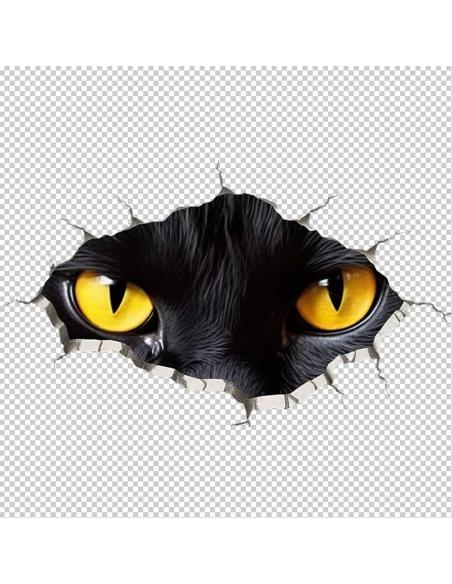 Acquista Adesivo UV Occhi di Gatto 12 X 7 Cm a prezzo scontato
