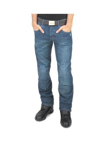 JEANS COM PROTEÇÕES DE BLUSTER OLHO