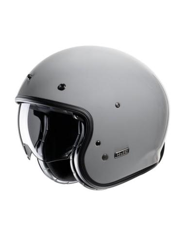 HJC V31 NARDO GREY: CASQUE JET RÉTRO AVEC TECHNOLOGIE MODERNE ET STYLE VINTAGE