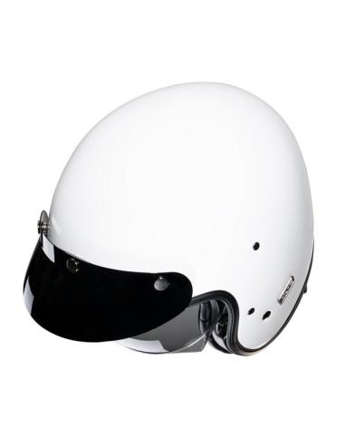 HJC V31 GLOSS WHITE: RETRO JET HELMET WITH MODERN TECHNOLOGY AND VINTAGE STYLE