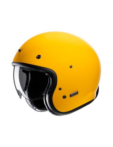 HJC V31 DEEP YELLOW: RETRO JET HELMET WITH MODERN TECHNOLOGY AND VINTAGE STYLE