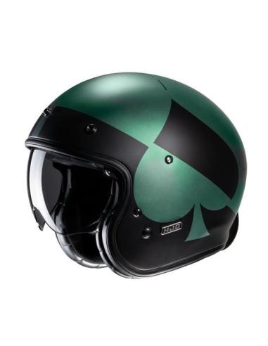 HJC V31 KUZ MC4SF: CASQUE JET RÉTRO AVEC TECHNOLOGIE MODERNE ET STYLE VINTAGE