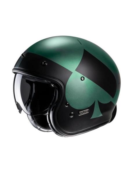 HJC V31 KUZ MC4SF: RETRO JET HELMET WITH MODERN TECHNOLOGY AND VINTAGE STYLE