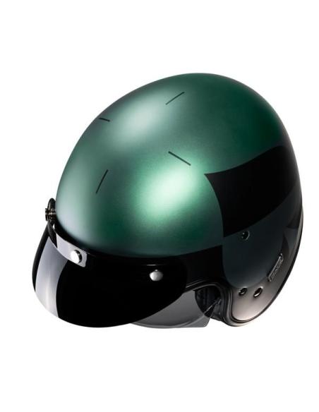 HJC V31 KUZ MC4SF: CAPACETE JET RETRÔ COM TECNOLOGIA MODERNA E ESTILO VINTAGE
