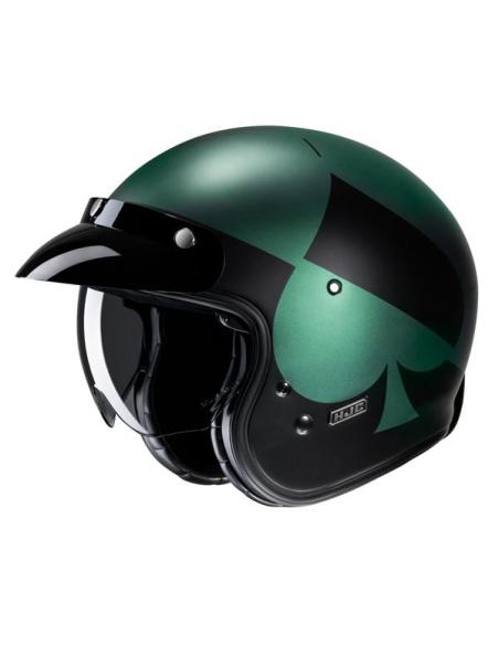HJC V31 KUZ MC4SF: CAPACETE JET RETRÔ COM TECNOLOGIA MODERNA E ESTILO VINTAGE