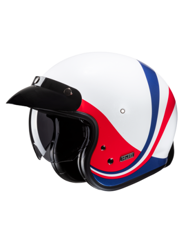 HJC V31 EMGO MC21: CASQUE JET RÉTRO AVEC TECHNOLOGIE MODERNE ET STYLE VINTAGE