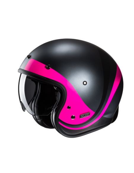 HJC V31 EMGO MC8SF: CASQUE JET RÉTRO AVEC TECHNOLOGIE MODERNE ET STYLE VINTAGE