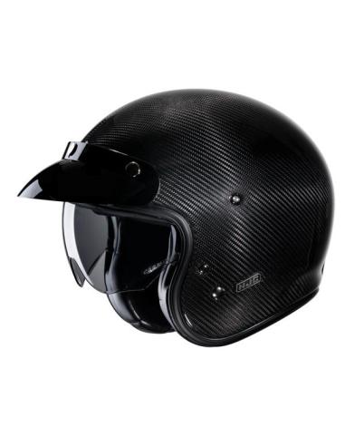 HJC V31 CARBON: RETRO JET HELMET WITH MODERN TECHNOLOGY AND VINTAGE STYLE